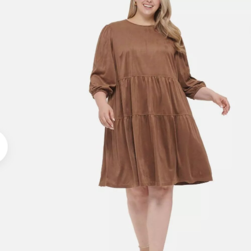 Tommy Hilfiger Suede-Like Dress – Size 22W